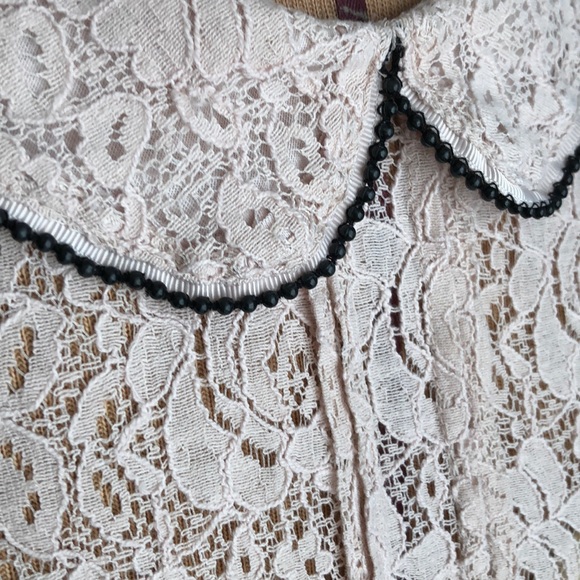 Princess Vera Wang Med Blush Sleeveless Lace Top - Picture 6 of 12